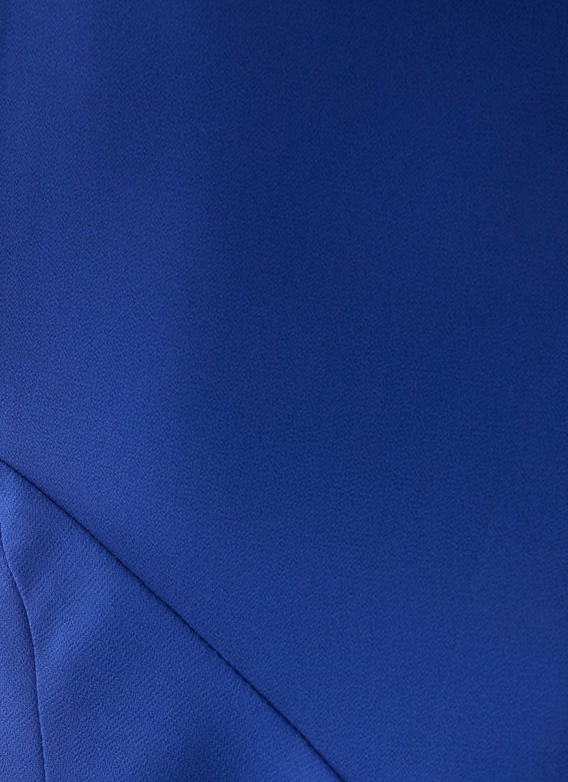 Tunelia Asymmetric Midi Dress - Blue