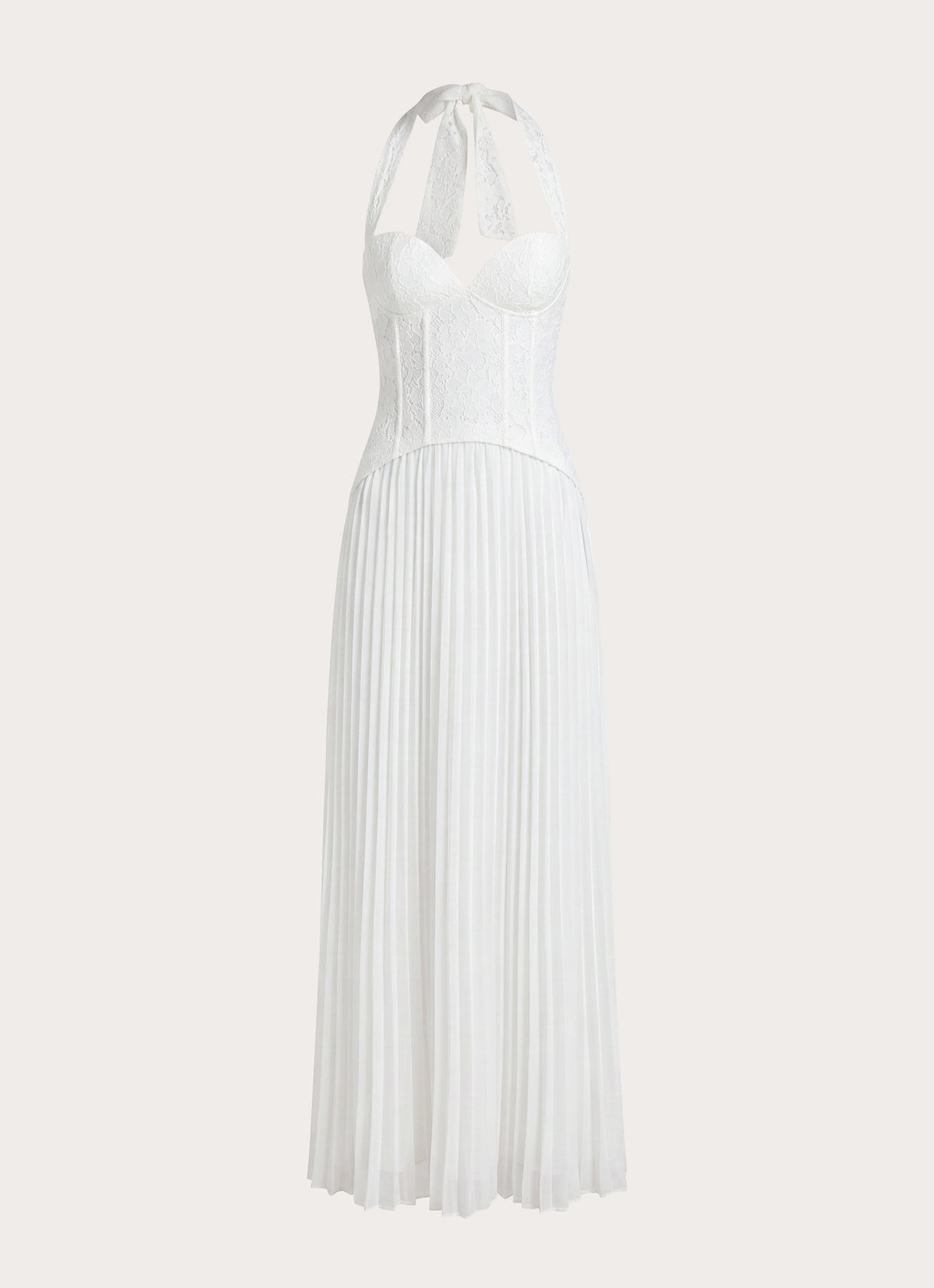 Tunnel Vision Maxi Dress - White