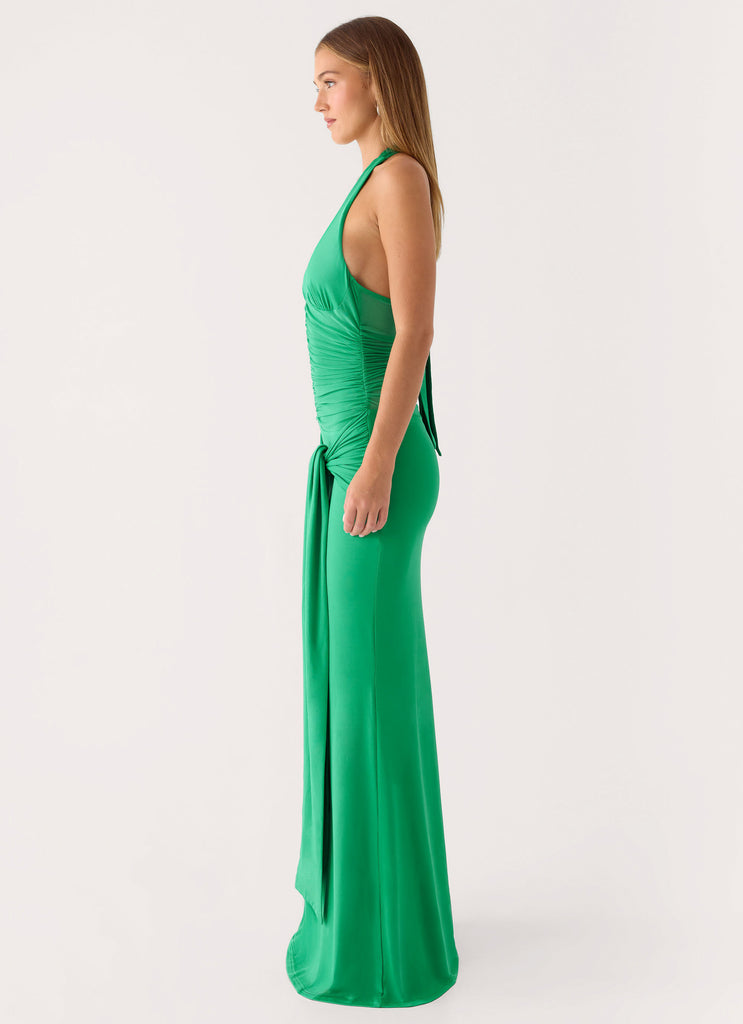 Tylan Halter Maxi Dress - Emerald Green Peppermayo Tylan Halter Maxi Dress - Emerald Green Peppermayo
