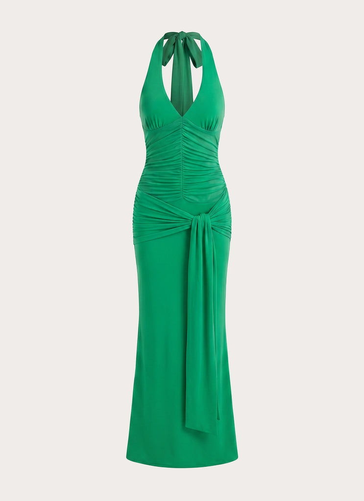 Tylan Halter Maxi Dress - Emerald Green Peppermayo Tylan Halter Maxi Dress - Emerald Green Peppermayo