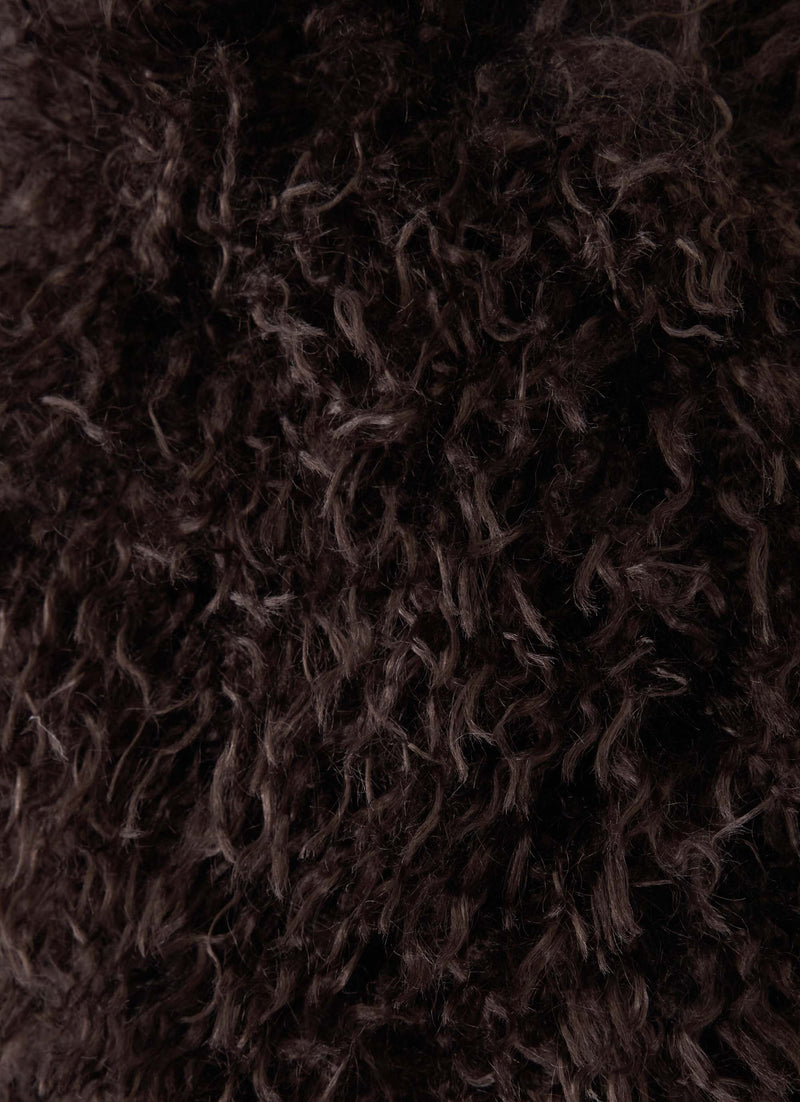 Valensia Faux Fur Coat - Deep Taupe