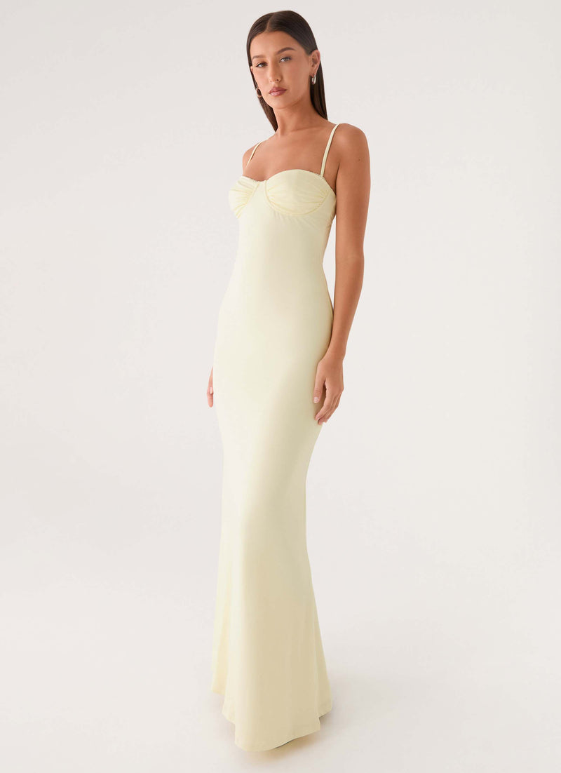 Vamonos Maxi Dress - Yellow