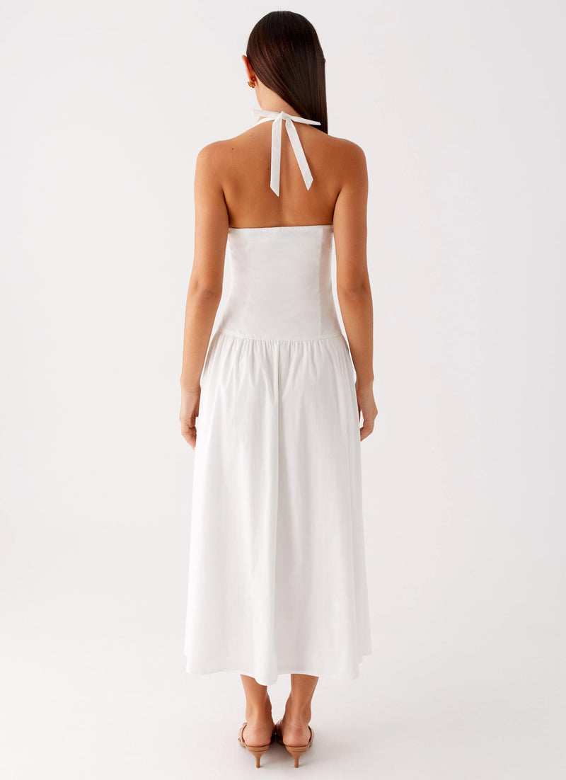 Vento Midi Dress White 3 Peppermayo