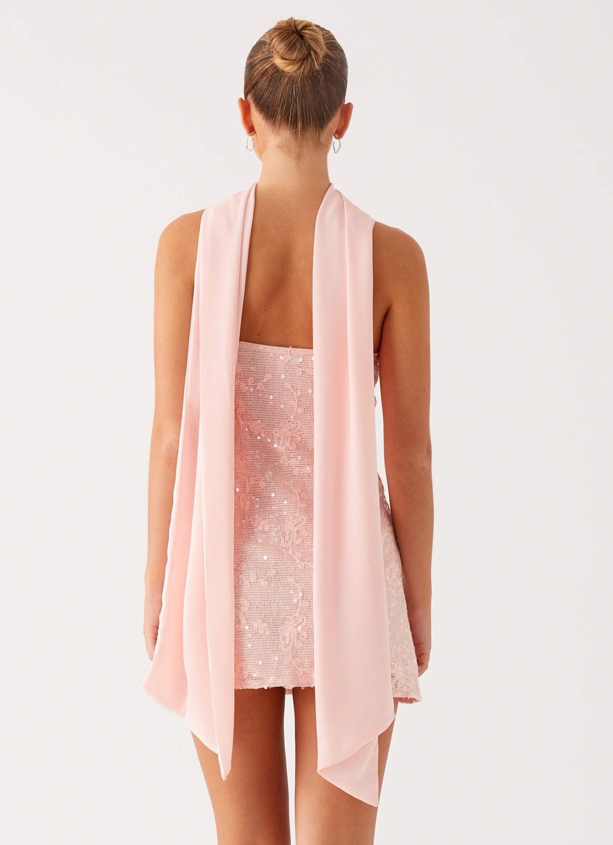 Vision Sequin Mini Dress - Pink