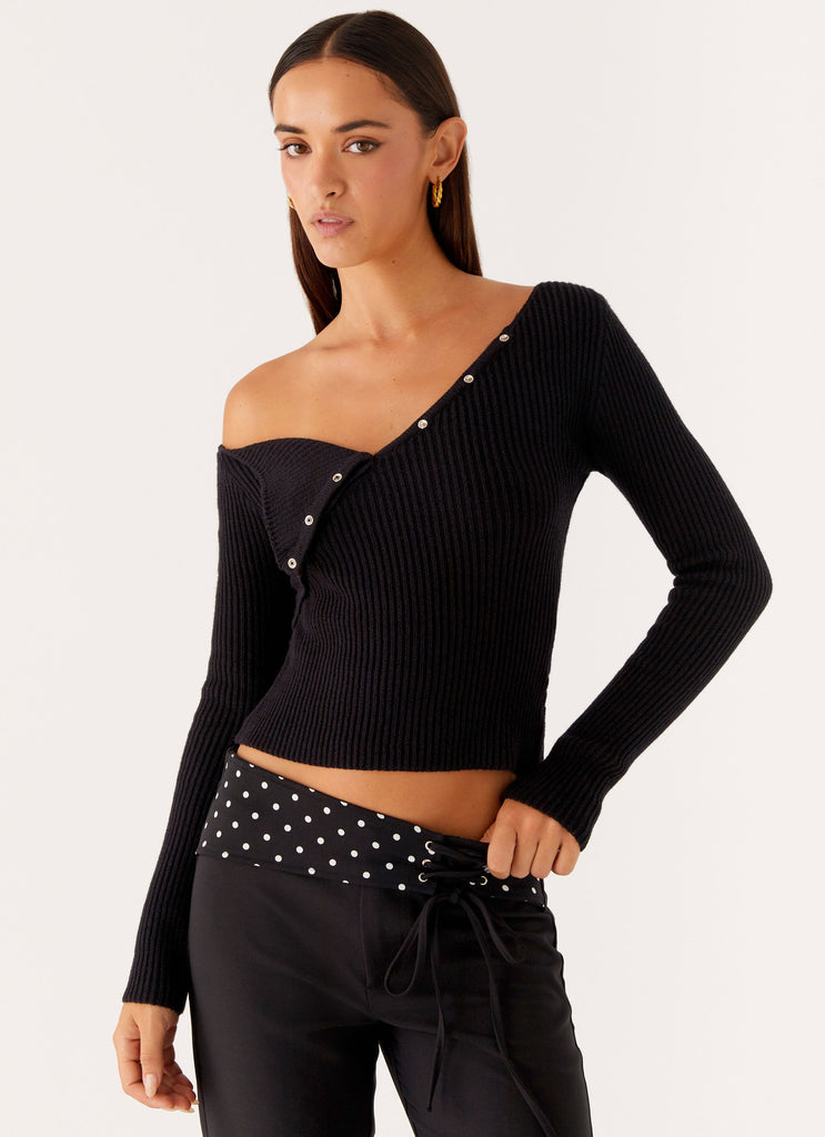 Waverly Knit Top - Black