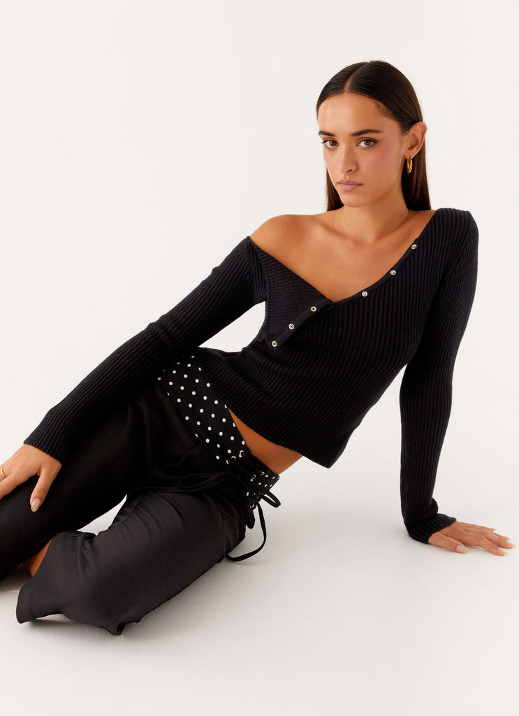 Waverly Knit Top - Black