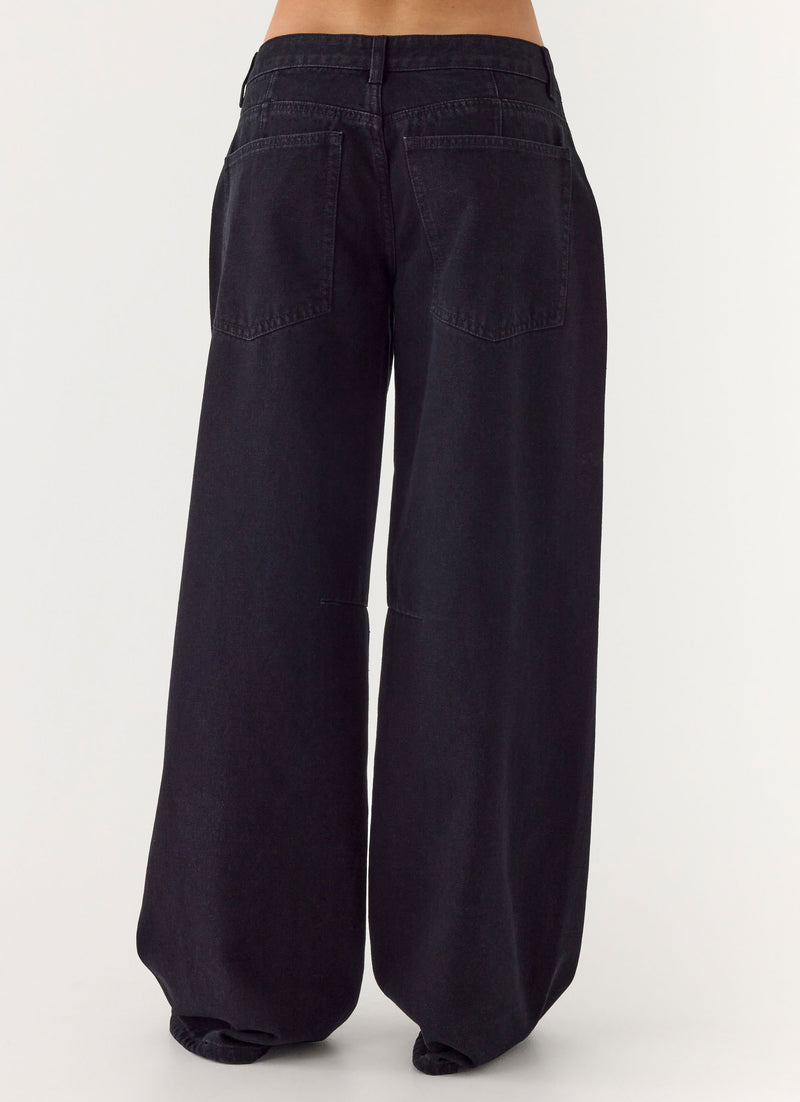 Waylon Low Rise Jeans - Black