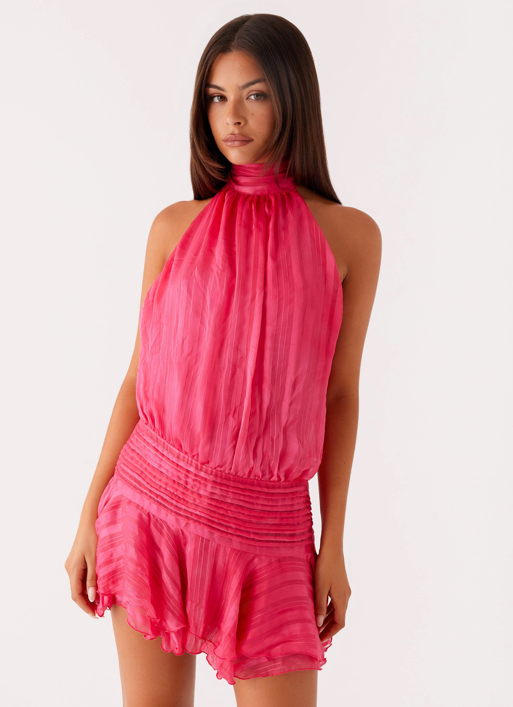 Willow Chiffon Mini Dress
