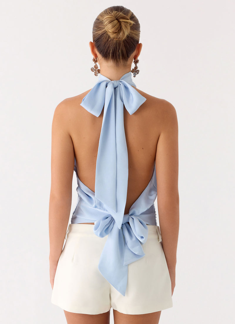 Willow Top - Pale Blue