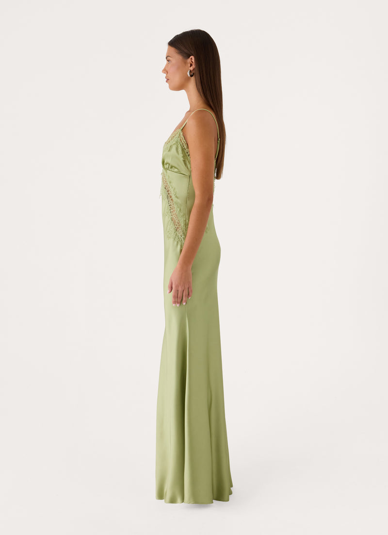 Winona Night Slip Dress - Green
