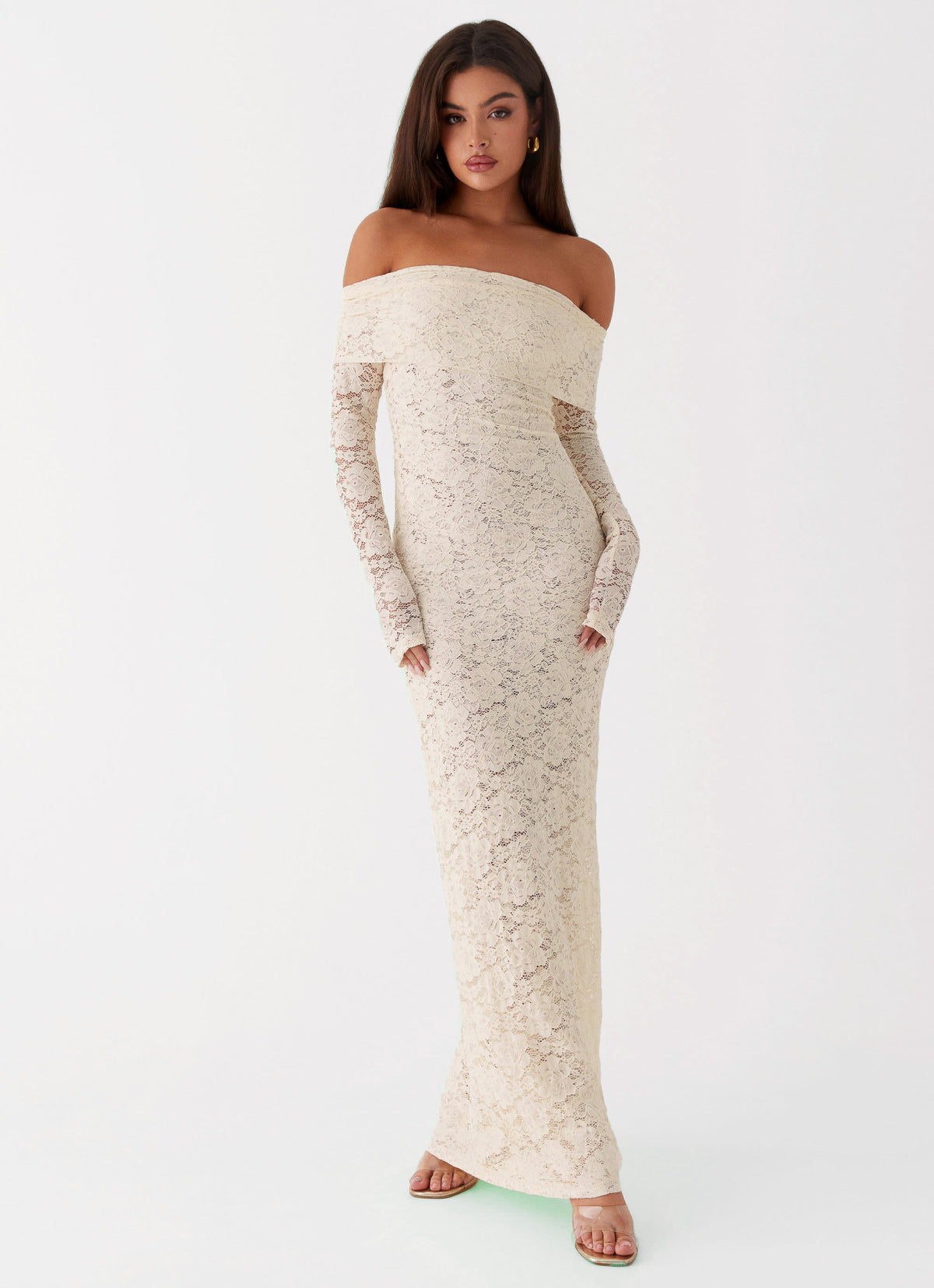 Yours Always Lace Maxi Dress - Ivory