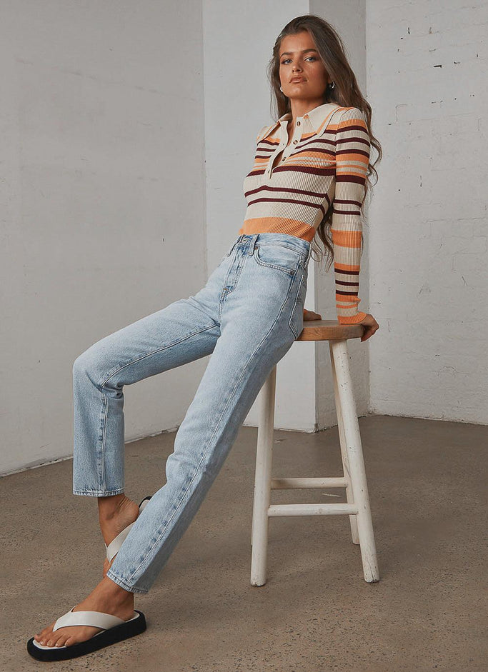 Wedgie Straight Jeans - Montgomery Baked