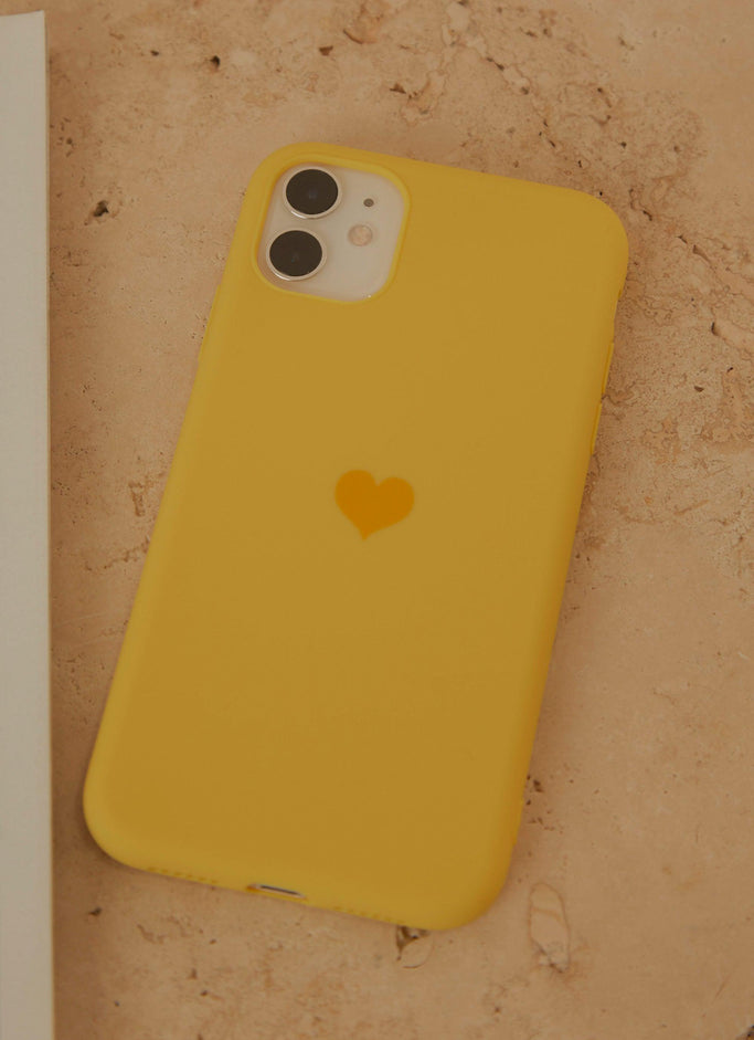 New Love iPhone Case - Yellow