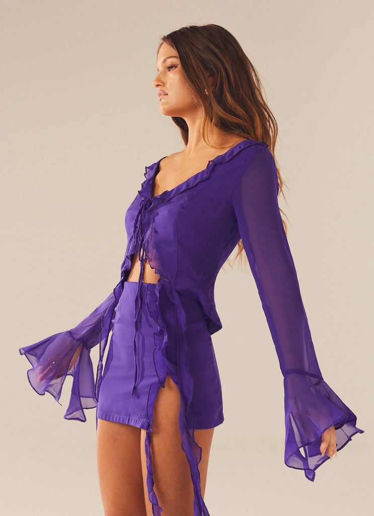 My Favourite Part Blouse - Violet - Peppermayo