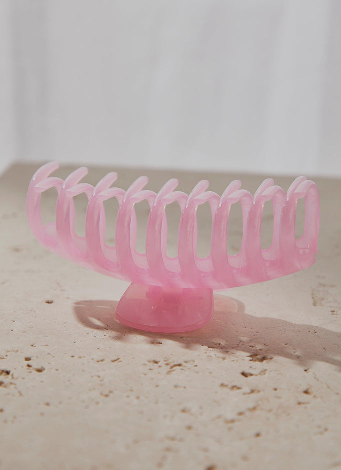 A New Perspective Hair Clip - Pink
