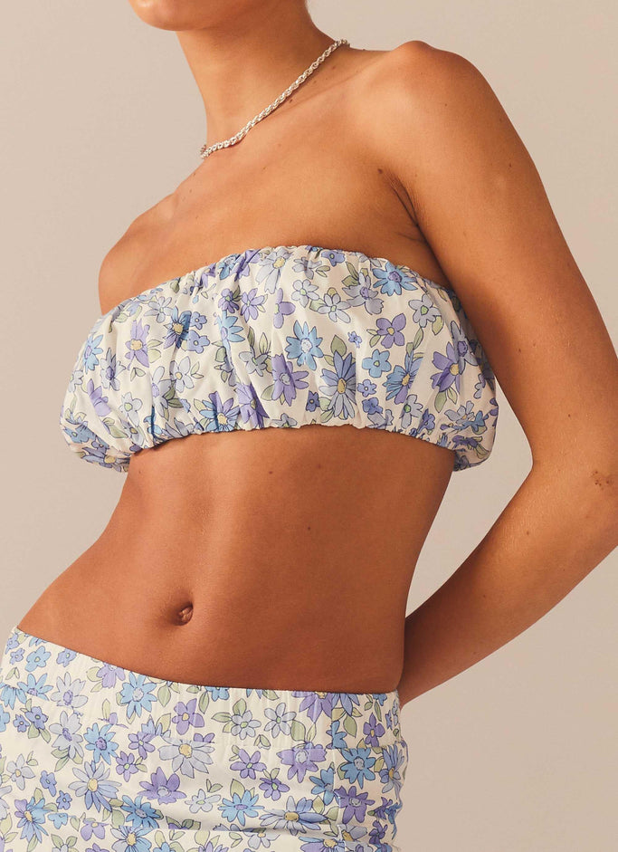 Countryside Picnic Bandeau Top - Daisy Chain