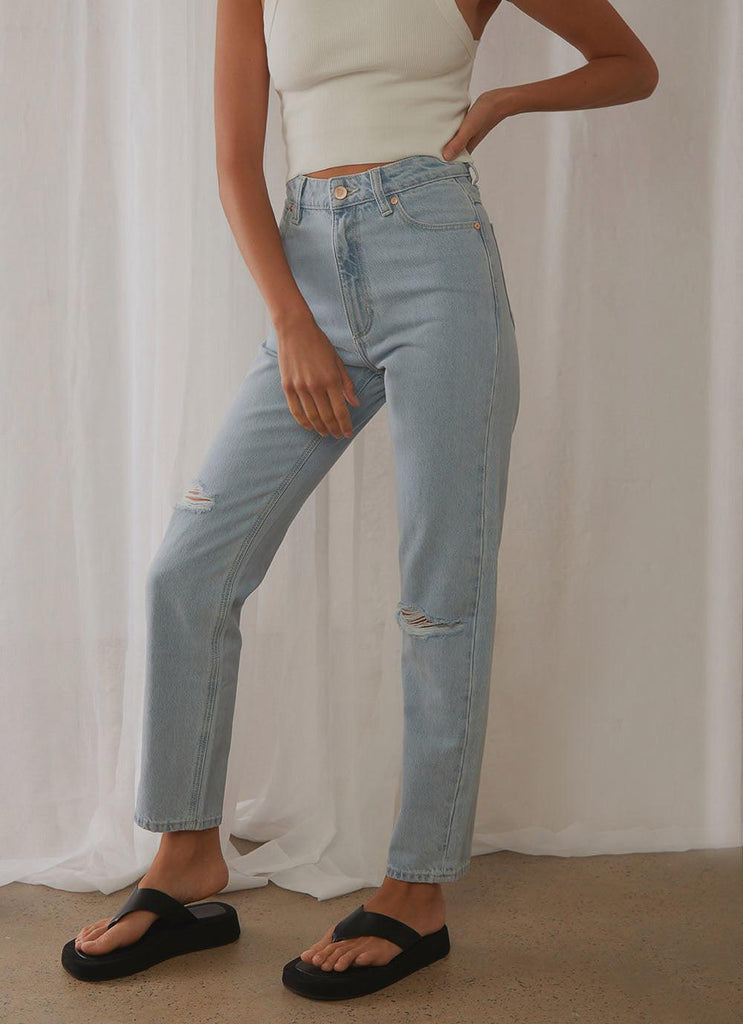 A 94 Slim Jeans - Daisy Blue - Peppermayo
