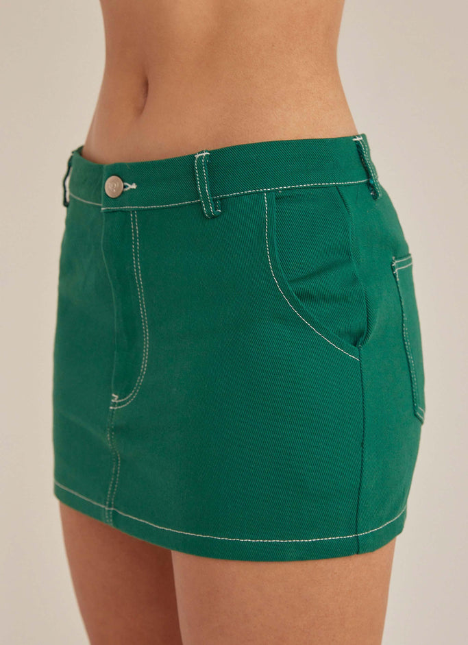 Explore Drill Skirt - Military Green