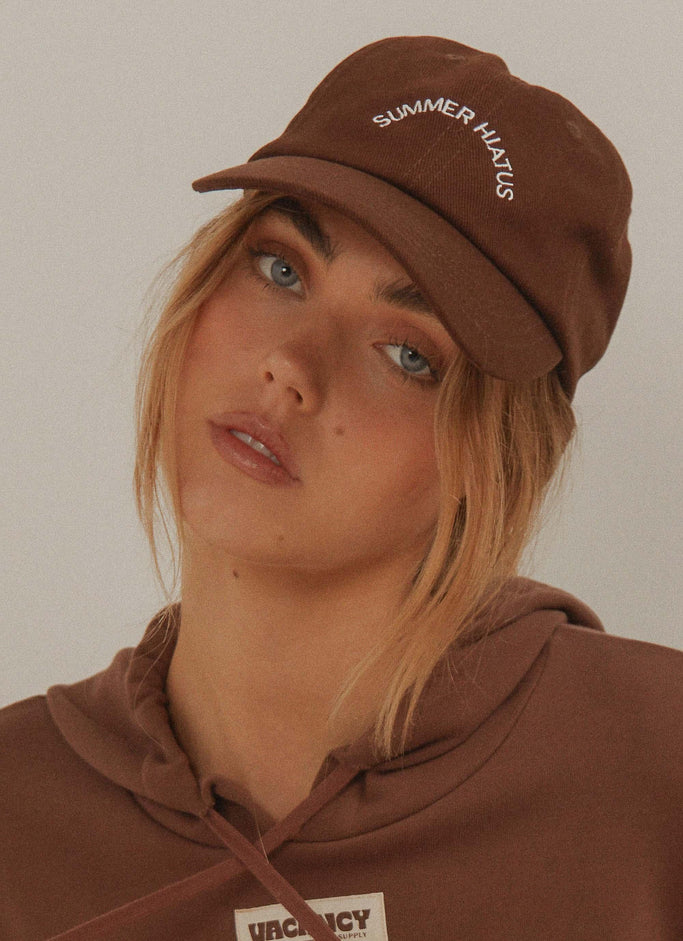 Time Out Dad Cap - Choc Brown