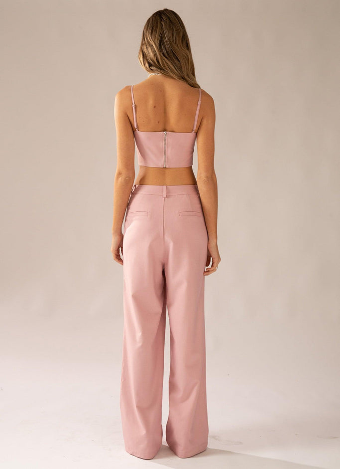 Magdalena Suit Pants - Lovers Pink