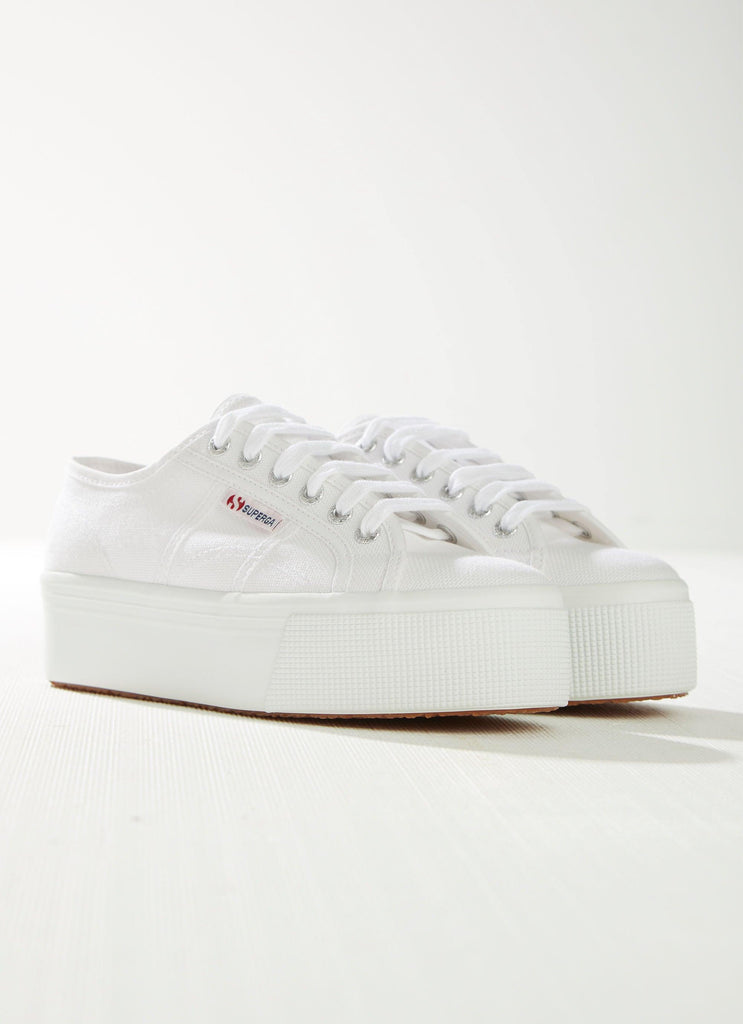 2790ACOTW Linea Up and Down Sneakers - 901 WHITE - Peppermayo