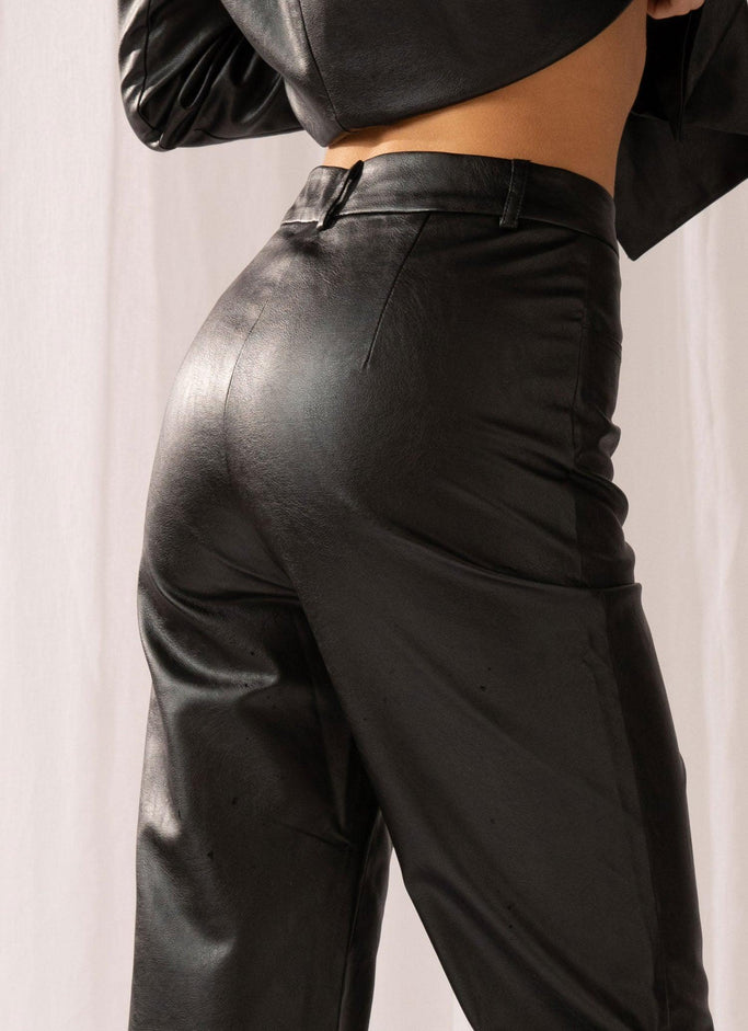 Faux Leather Pants - Leather Look Pants