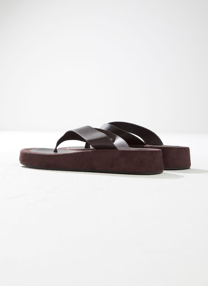 Style Muse Sandals - Choc Brown