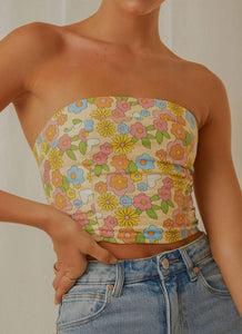 Endless Lover Bustier Crop - Blossom - Peppermayo
