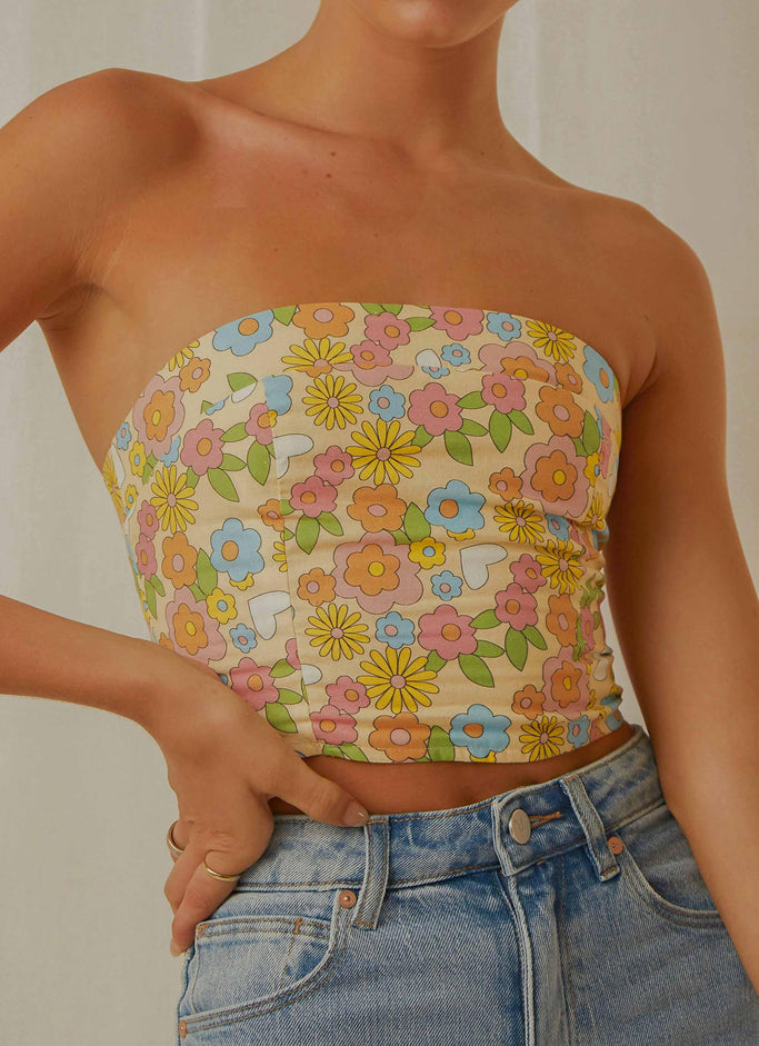 Endless Lover Bustier Crop - Blossom