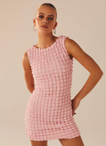 Perfect Day Mini Dress - Pink Crush - Peppermayo