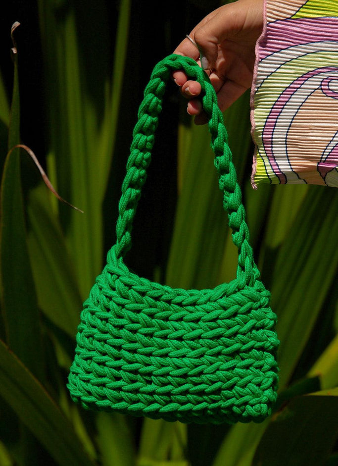 Getaway Weekend Crochet Bag - Jade Green