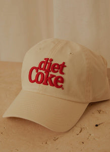 Diet Coke Ball Park Cap - Ivory - Peppermayo