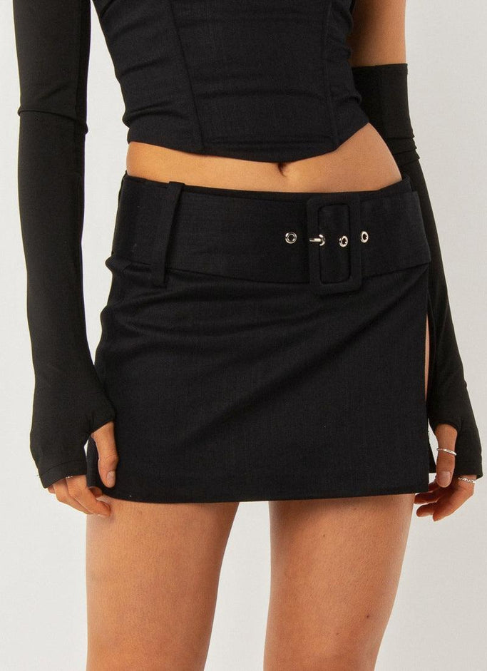 Cosmos Mini Skirt - Black