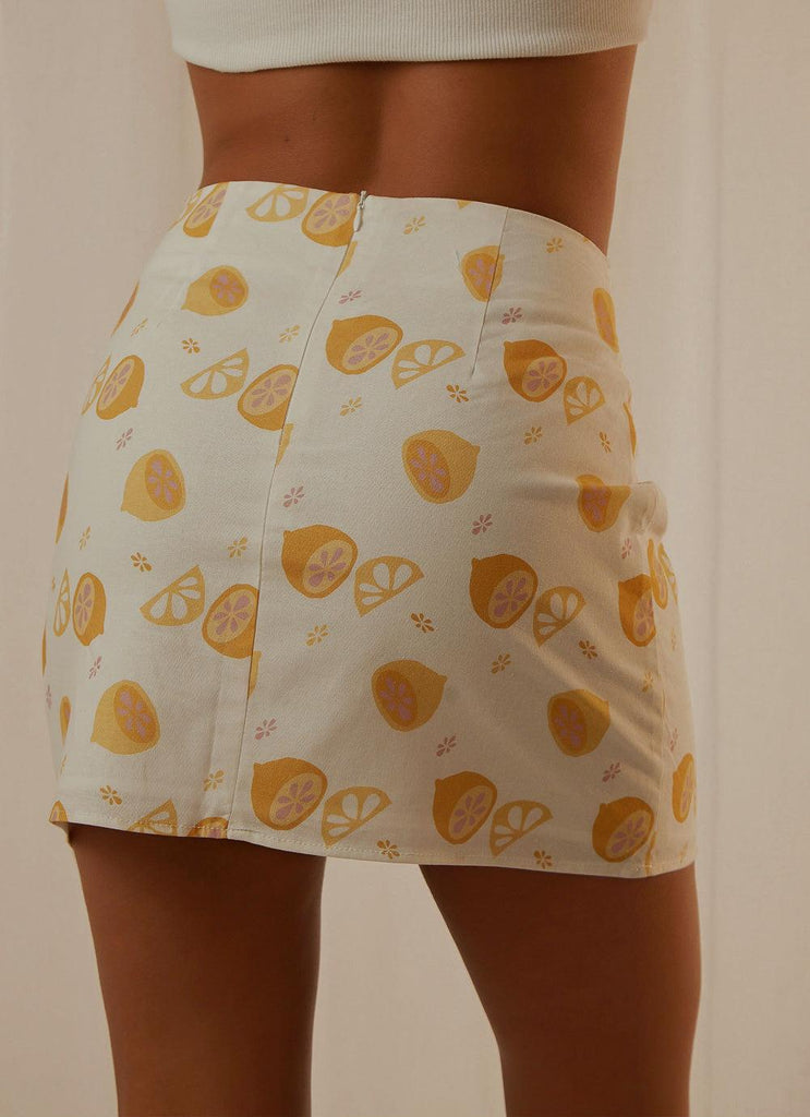 Fruit Bowl Mini Skirt - Lemonata - Peppermayo