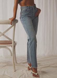 Classic Straight Jeans - 90s Blue - Peppermayo