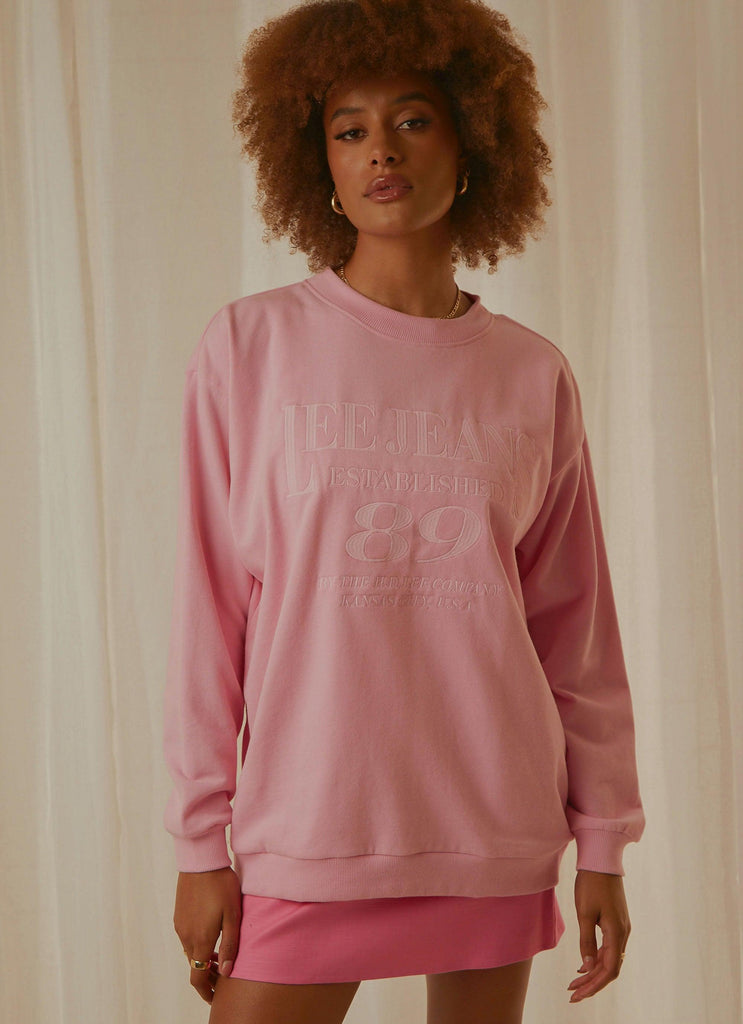 Oversized Sweater - Prism Pink - Peppermayo