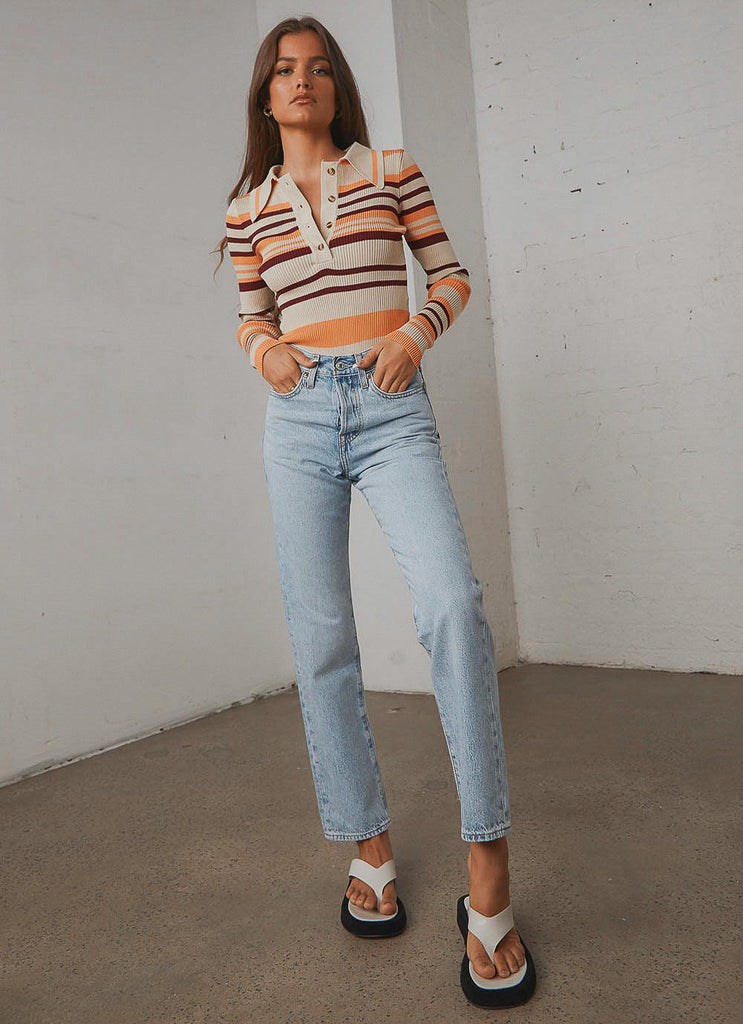 Wedgie Straight Jeans - Montgomery Baked - Peppermayo