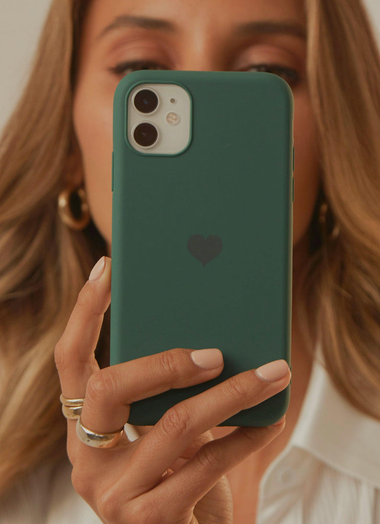 New Love iPhone Case - Green - Peppermayo