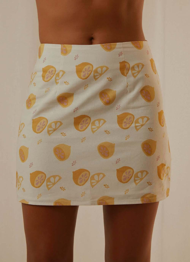 Fruit Bowl Mini Skirt - Lemonata - Peppermayo