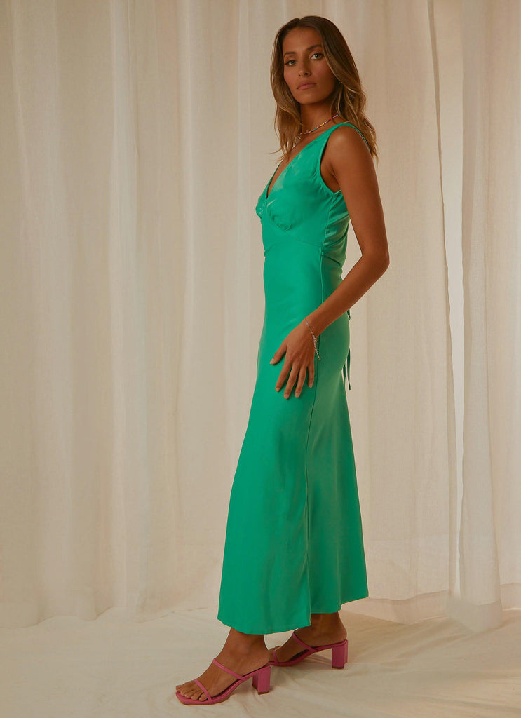 Loren Maxi Dress - Jade Green - Peppermayo