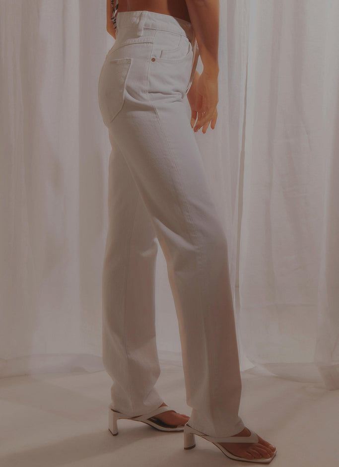 Classic Straight Jean - Vintage White