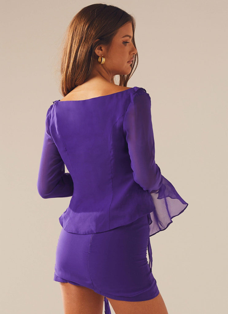My Favourite Part Blouse - Violet - Peppermayo