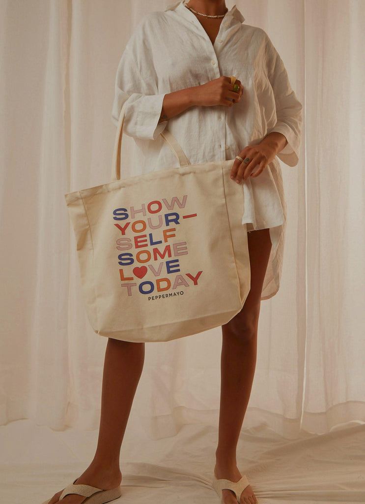 Peppermayo Lover Canvas Tote - Multi - Peppermayo