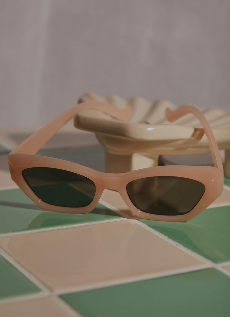Call Me By Your Name Sunglasses - Beige - Peppermayo