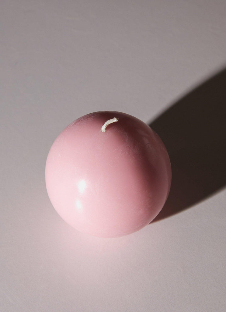 Moreton Eco Ball Candle- 7.5cm - Blush Pink - Peppermayo