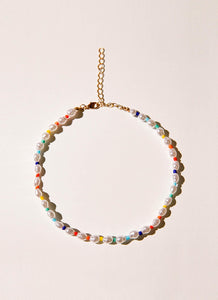 Girls Of Summer Necklace - Pearl Multi - Peppermayo