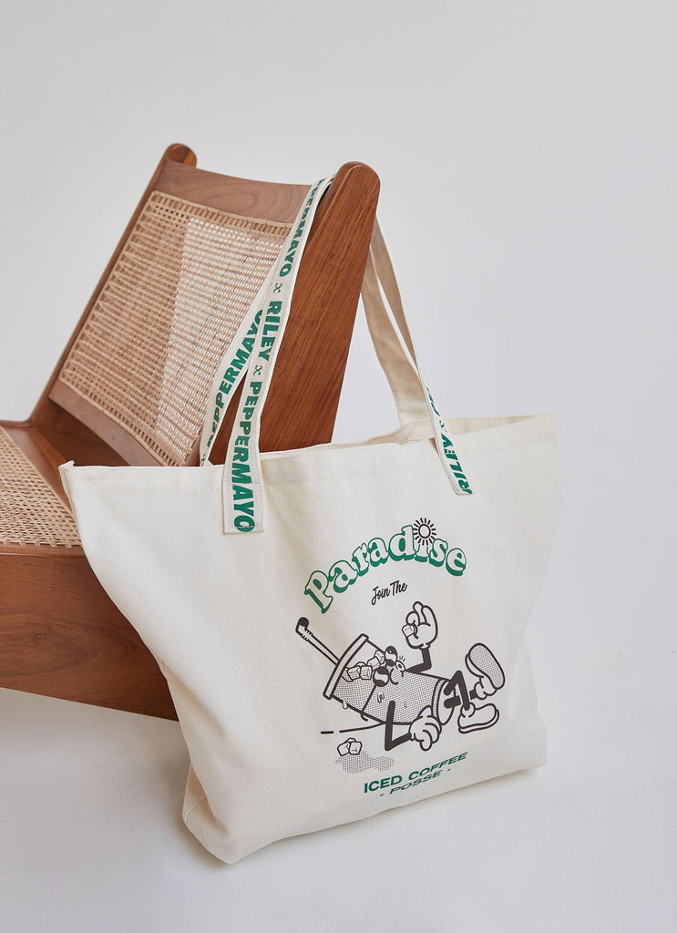 The Club Tote Bag - Canvas - Peppermayo