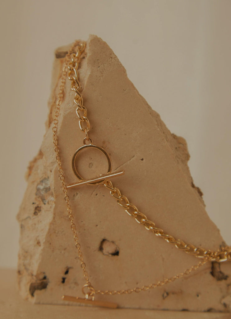 Love You Better Multi Chain Necklace - Gold - Peppermayo