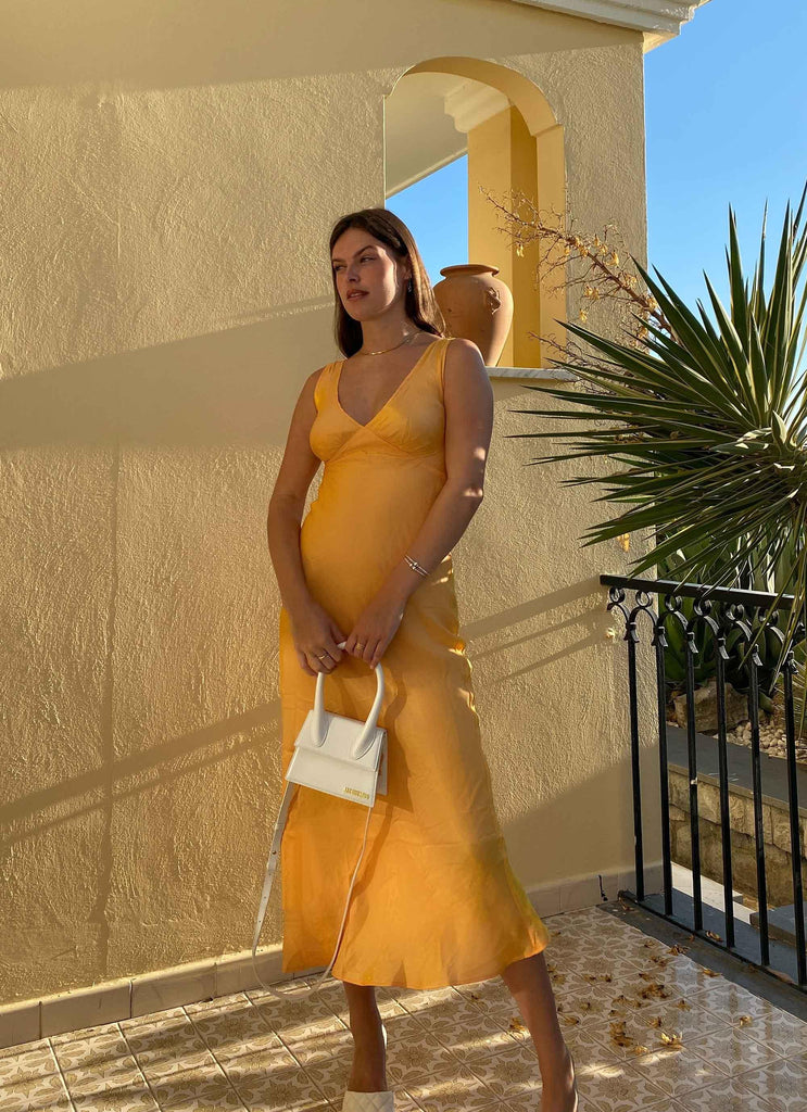 Loren Maxi Dress - Mango Shimmer - Peppermayo