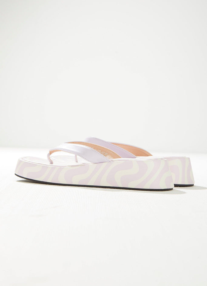 Minelli Sandals - Lilac Wave